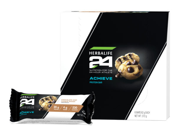 H24 Achieve Protein Bar – Chocolate Chip Cookie Dough SKU 2124